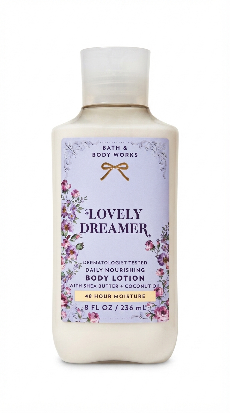 لوسیون بدن بث اند با‌دی ورکس lovely dreamer