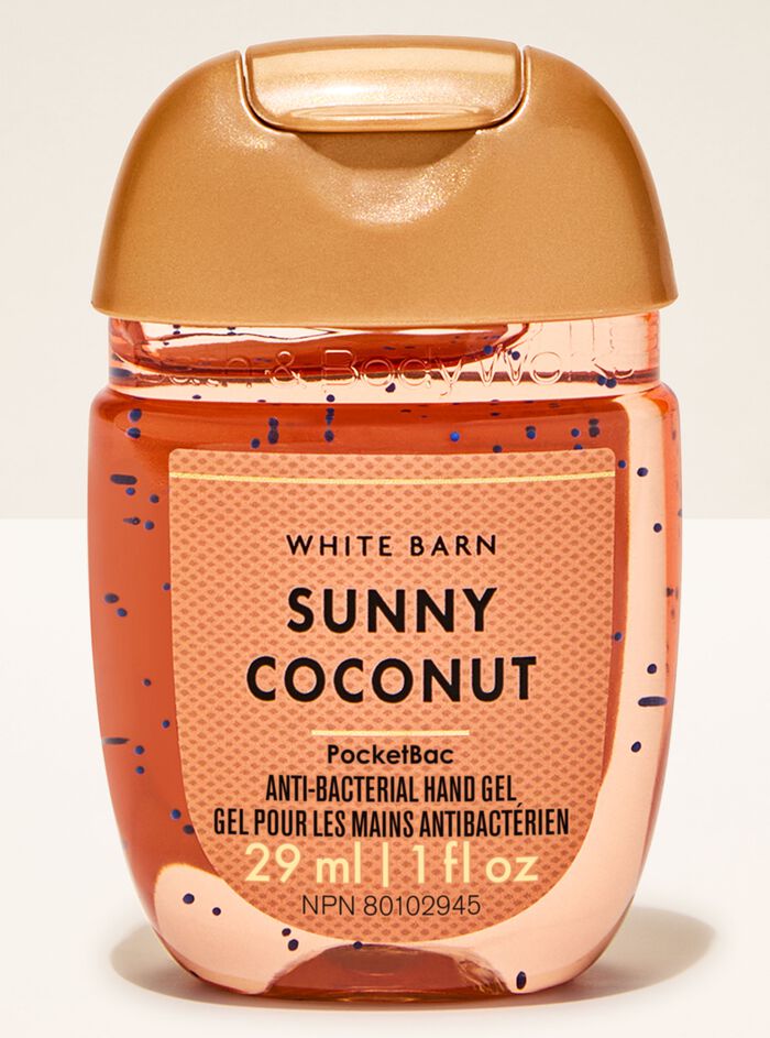 ژل دست ضدعفونی کننده بث اند بادی ورکس sunny coconut