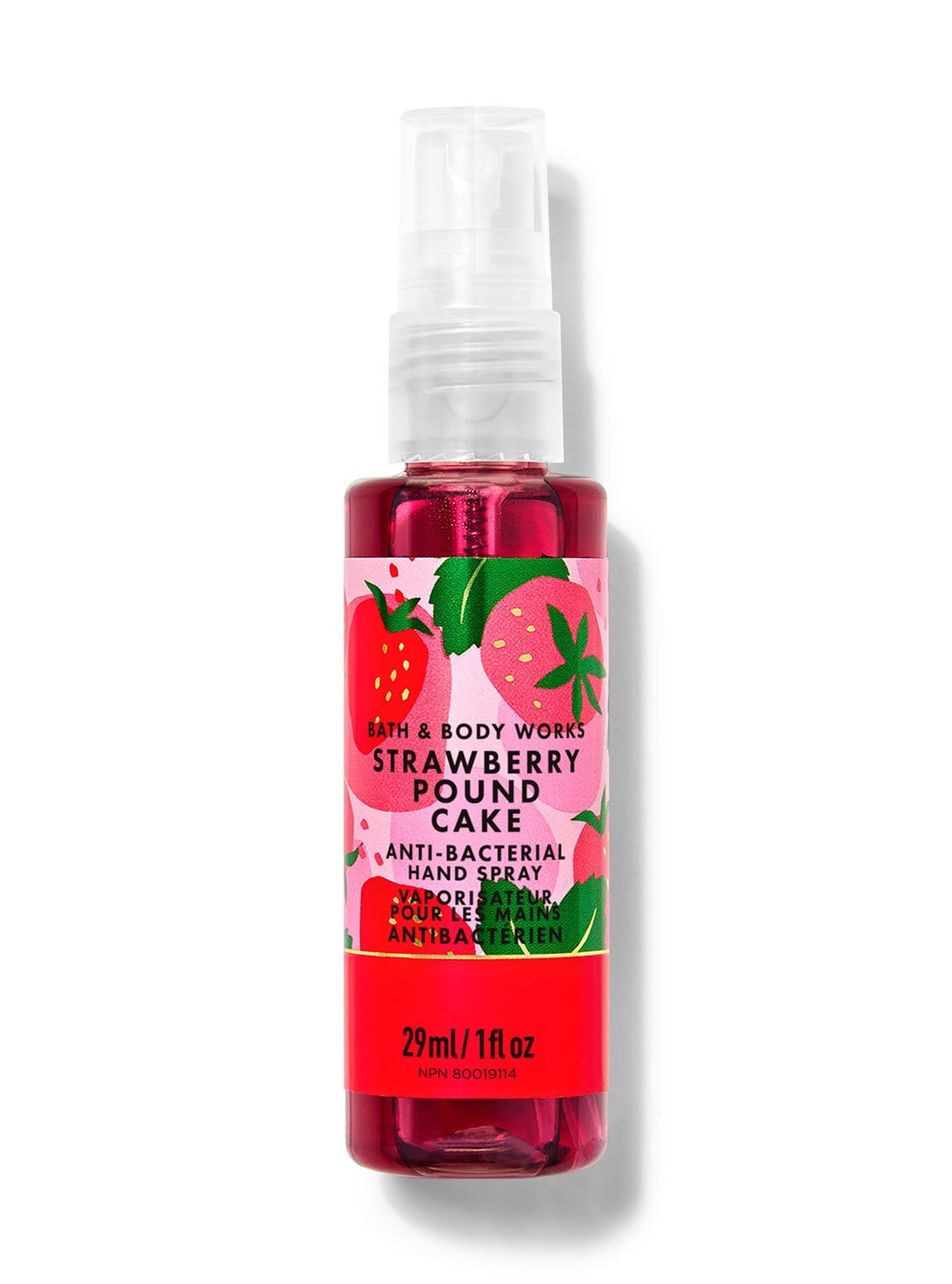 اسپری دست بث اند بادی ورکس strawberry pound cake